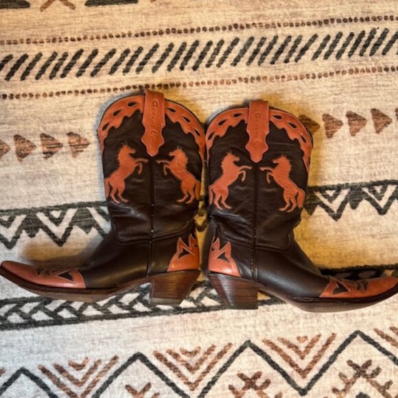 Corral Cowgirl Up Western Boots Size 9 - Picture 5 of 6